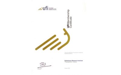 Το Ινστιτούτο Επιχειρηματικών & Εκθεσιακών Ερευνών και Ανάπτυξης είναι μέλος της UFI